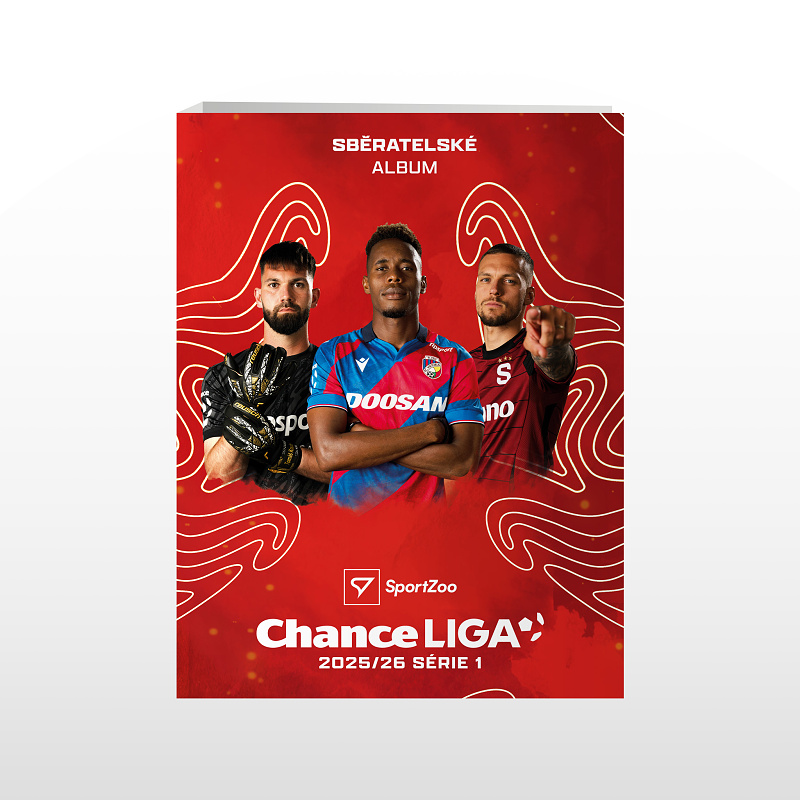 SportZoo Chance Liga 2025/26 1. série Deskové Album Fotbalové kartičky