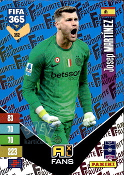 Josep Martinez Internazionale Milano Panini FIFA 365 2027 Adrenalyn XL Fan Favourite - Blue #352bu