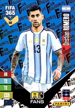 Cristian Romero Argentina Panini FIFA 365 2027 Adrenalyn XL Fan Favourite - Blue #365bu