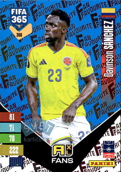 Davinson Sanchez Colombia Panini FIFA 365 2027 Adrenalyn XL Fan Favourite - Blue #368bu