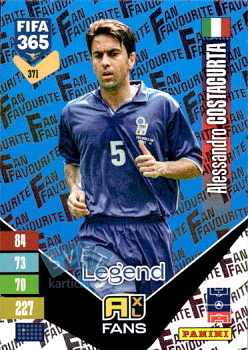 Alessandro Costacurta Italy Panini FIFA 365 2027 Adrenalyn XL Fan Favourite - Blue #371bu