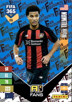 Malik Tillman Bayer 04 Leverkusen Panini FIFA 365 2027 Adrenalyn XL Fan Favourite - Blue #379bu