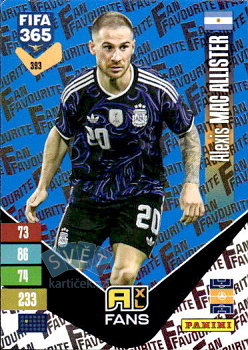 Alexis Mac Allister Argentina Panini FIFA 365 2027 Adrenalyn XL Fan Favourite - Blue #393bu