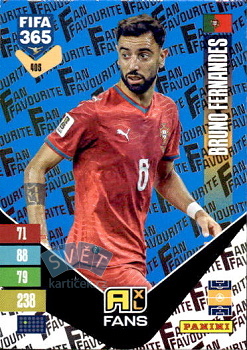 Bruno Fernandes Portugal Panini FIFA 365 2027 Adrenalyn XL Fan Favourite - Blue #405bu