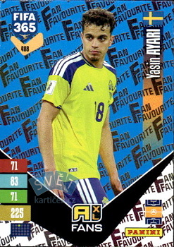 Yassin Ayari Sweden Panini FIFA 365 2027 Adrenalyn XL Fan Favourite - Blue #408bu