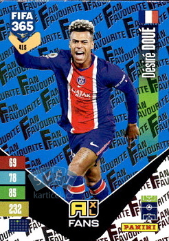 Desire Doue Paris Saint-Germain Panini FIFA 365 2027 Adrenalyn XL Fan Favourite - Blue #415bu