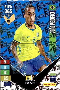 Joao Pedro Brazil Panini FIFA 365 2027 Adrenalyn XL Fan Favourite - Blue #433bu