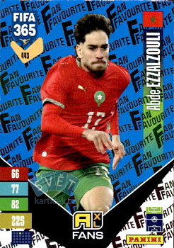 Abde Ezzalzouli Morocco Panini FIFA 365 2027 Adrenalyn XL Fan Favourite - Blue #443bu