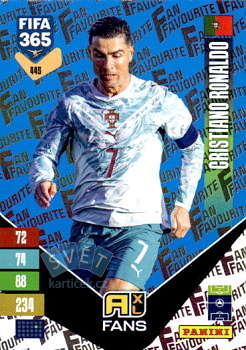 Cristiano Ronaldo Portugal Panini FIFA 365 2027 Adrenalyn XL Fan Favourite - Blue #445bu