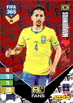 Marquinhos Brazil Panini FIFA 365 2027 Adrenalyn XL Fan Favourite - Red #366r
