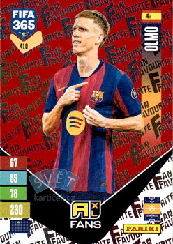 Dani Olmo FC Barcelona Panini FIFA 365 2027 Adrenalyn XL Fan Favourite - Red #410r