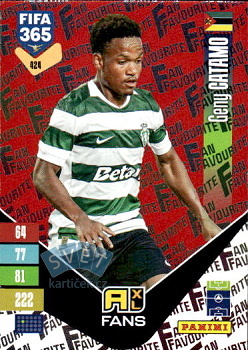 Geny Catamo Sporting CP Panini FIFA 365 2027 Adrenalyn XL Fan Favourite - Red #424r