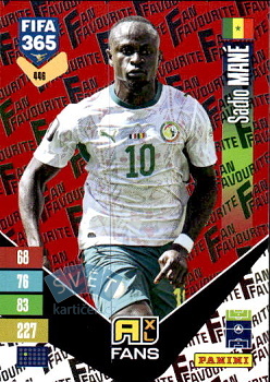 Sadio Mane Senegal Panini FIFA 365 2027 Adrenalyn XL Fan Favourite - Red #446r