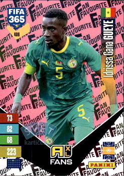 Idrissa Gana Gueye Senegal Panini FIFA 365 2027 Adrenalyn XL Fan Favourite - Pink #406pi