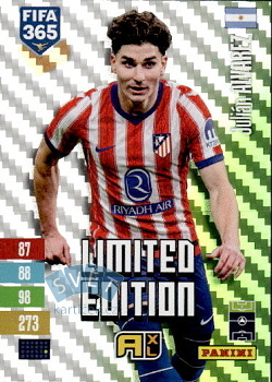 Julian Alvarez  Atletico Madrid Panini FIFA 365 2027 Adrenalyn XL Limited Edition #LE015