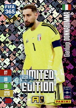 Gianluigi Donnarumma  Italy Panini FIFA 365 2027 Adrenalyn XL Limited Edition Booster #LEXB02