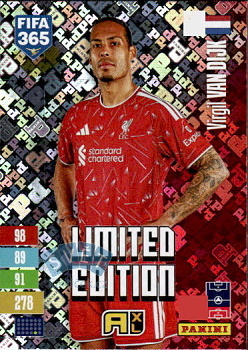 Virgil van Dijk  Liverpool Panini FIFA 365 2027 Adrenalyn XL Limited Edition Booster #LEXB04