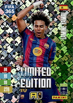 Lamine Yamal  FC Barcelona Panini FIFA 365 2027 Adrenalyn XL Limited Edition Booster #LEXB13