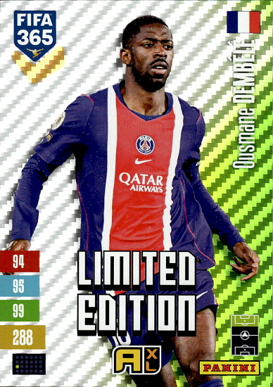 Ousmane Dembele  Paris Saint-Germain Panini FIFA 365 2027 Adrenalyn XL XXL Limited Edition #LEXXL04