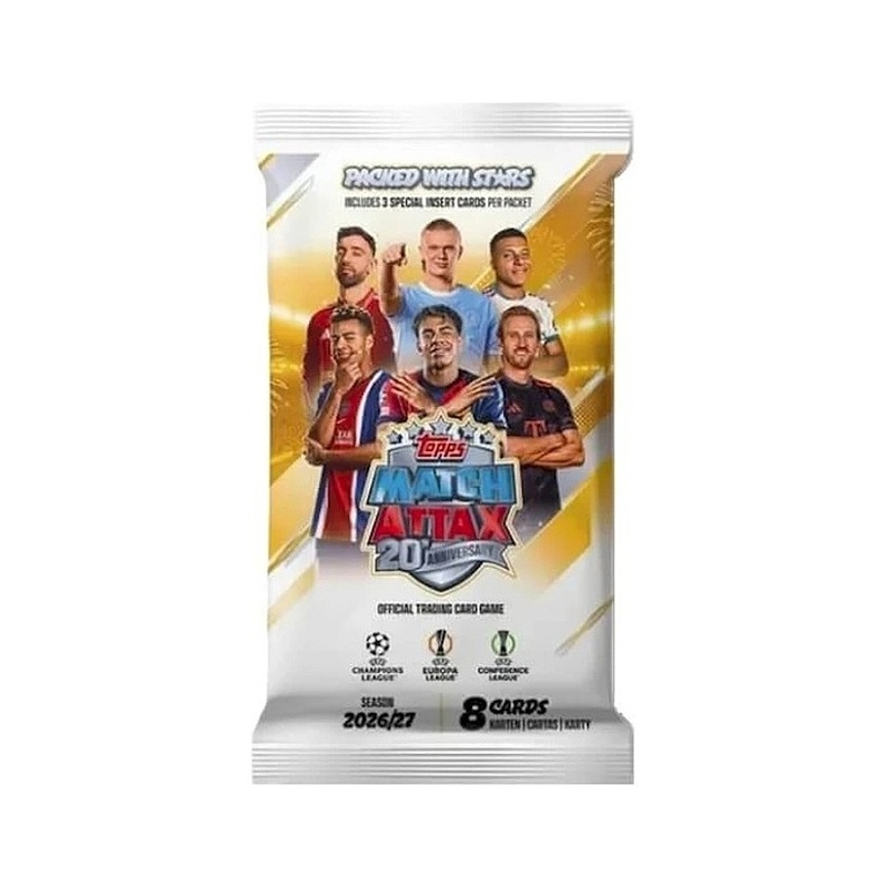 Topps Match Attax UEFA Club Competitions 2026/27 Balíček Fotbalové karty