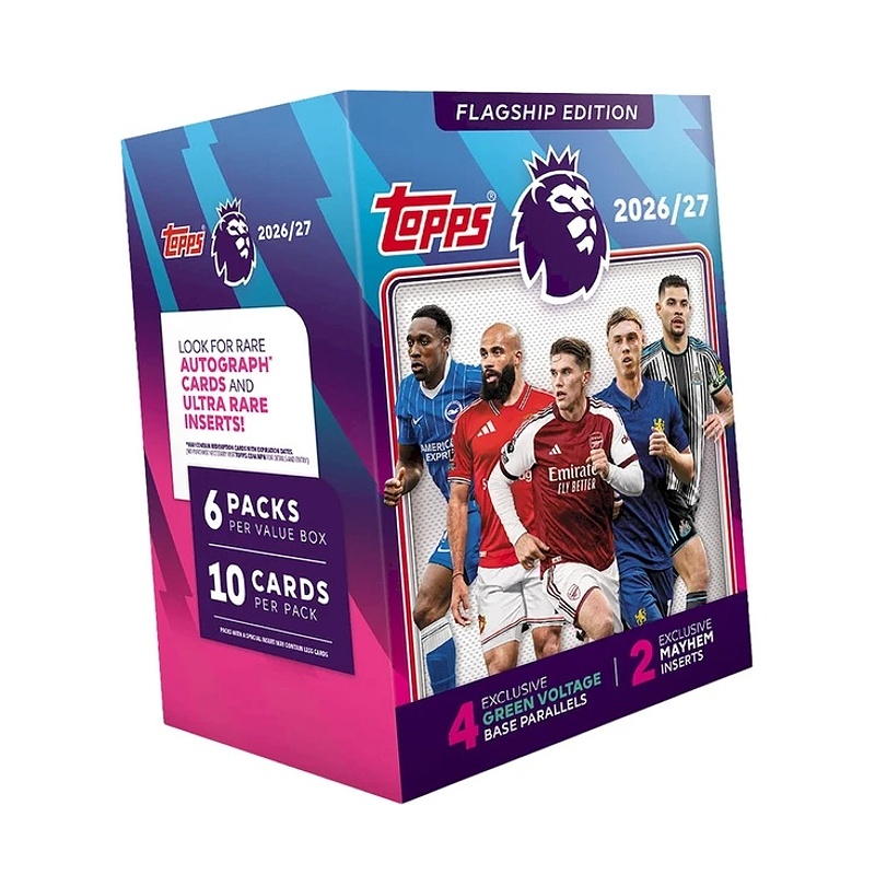 Topps Flagship Premier League 2026/27 Blaster Box Fotbalové karty