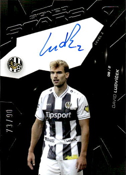 David Ludvicek Hradec Kralove SportZoo Chance Liga 2026/27 1. serie Signed Stars - Level 1 /90 #SL1-DL