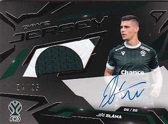 Jiri Slama Jablonec SportZoo Chance Liga 2026/27 1. serie Game Jersey Auto /25 #GJS-SL