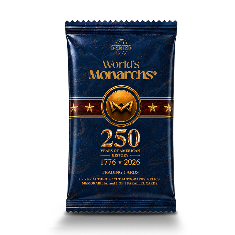 World's Monarchs Series 3 2026 Balíček Historické karty