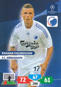 Ragnar Sigurdsson FC Kobenhavn 2013/14 Panini Champions League #156