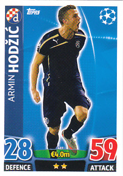 Armin Hodzic Dinamo Zagreb 2015/16 Topps Match Attax CL #427