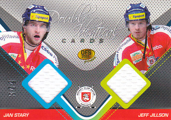 Jan Stary / Jeff Jillson Pardubice OFS Premium 2011 Double Identical cards #J11