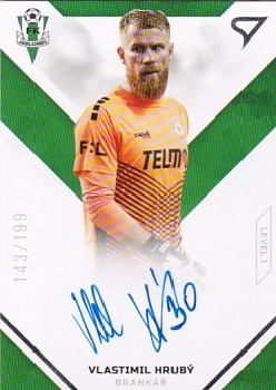 Vlastimil Hruby Jablonec SportZoo FORTUNA:LIGA 2020/21 Signed Stars Level 1 /199 SS1-17