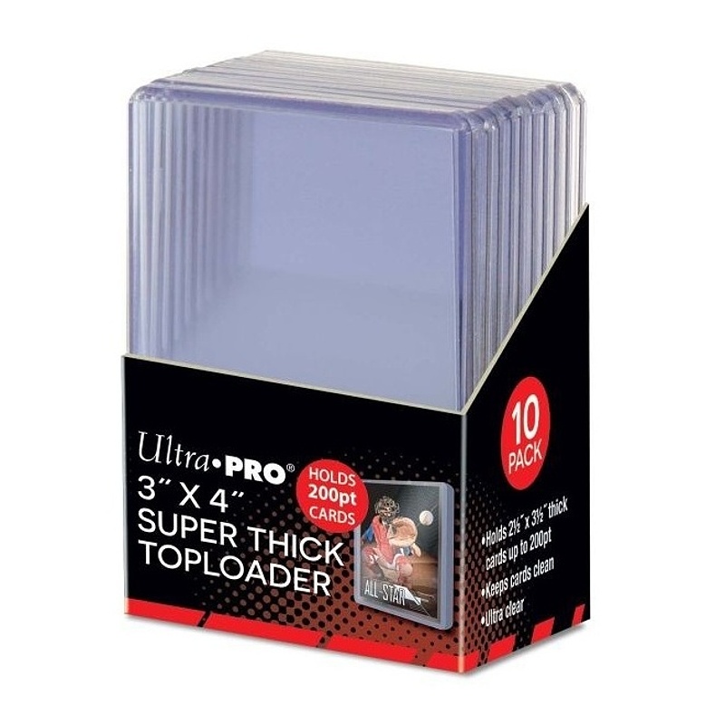 Plastový toploader Ultra Pro 200pt Super Thick, balení 10 ks