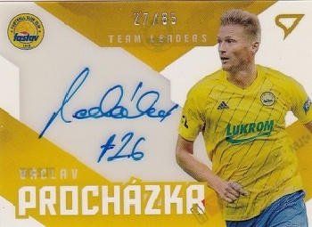 Vaclav Prochazka Zlin SportZoo FORTUNA:LIGA 2020/21 2. serie Team Leaders Auto Level 2 /85 #TL2-06