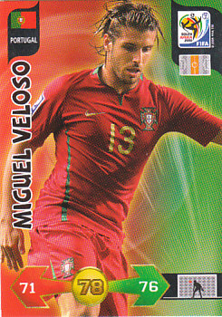 Miguel Veloso Portugal Panini 2010 World Cup UK version #281