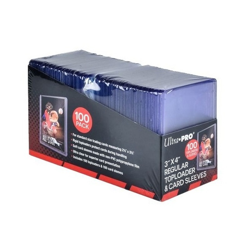 Plastový toploader Ultra Pro 35pt + Sleeves, balení 100 ks