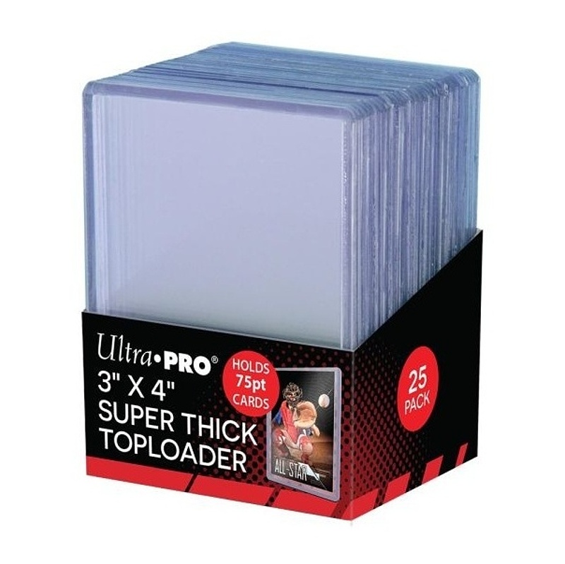 Plastový toploader Ultra Pro 75pt Thicker, balení 25 ks