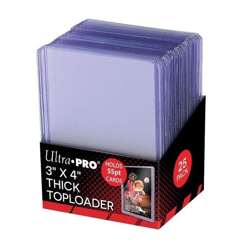 Plastový toploader Ultra Pro 55pt Thicker, balení 25 ks
