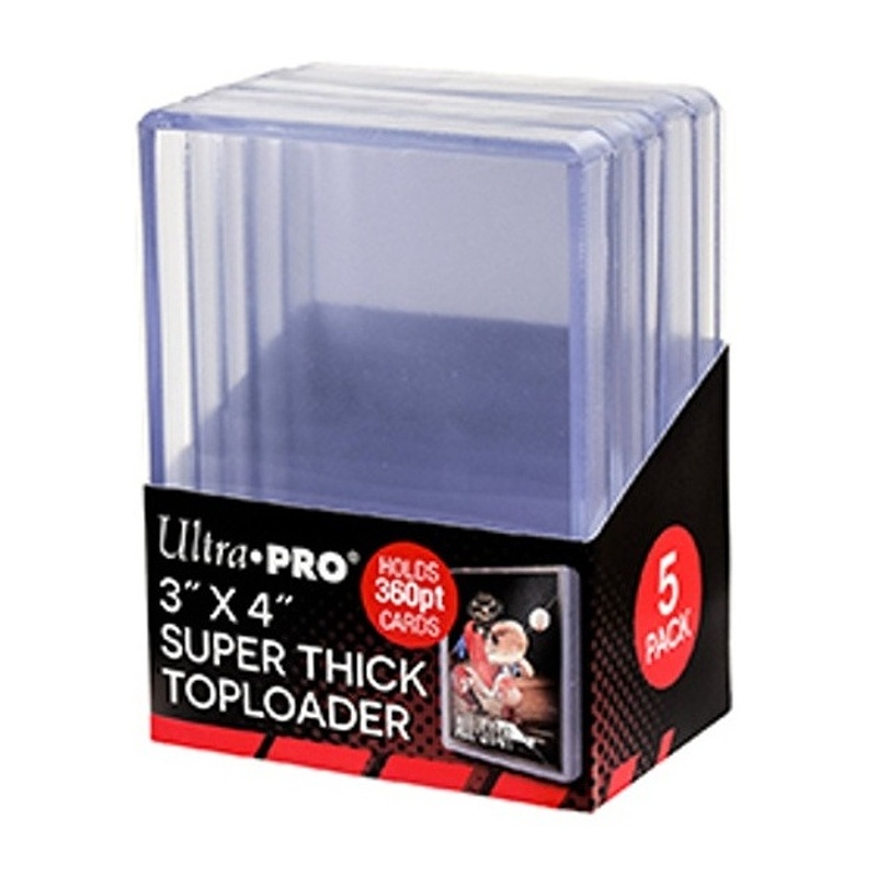 Plastový toploader Ultra Pro 360pt Super Thick, balení 5 ks