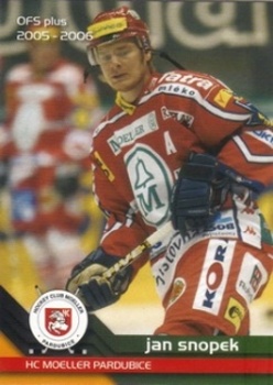 Jan Snopek Pardubice OFS 2005/06 #165