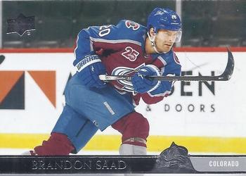 Brandon Saad Colorado Avalanche Upper Deck 2020/21 Extended Series #531