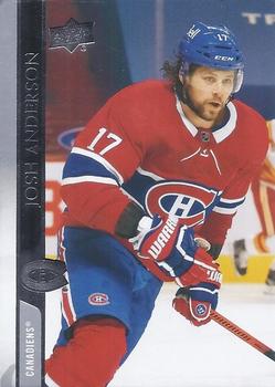 Josh Anderson Montreal Canadiens Upper Deck 2020/21 Extended Series #572