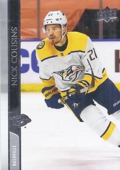 Nick Cousins Nashville Predators Upper Deck 2020/21 Extended Series #577