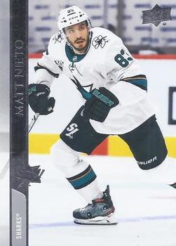 Matt Nieto San Jose Sharks Upper Deck 2020/21 Extended Series #616