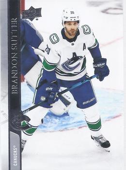 Brandon Sutter Vancouver Canucks Upper Deck 2020/21 Extended Series #638
