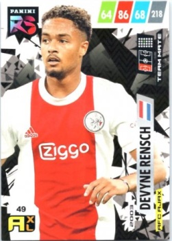 Deyne Rensch AFC Ajax 2022 FIFA 365 Rising Star / Team Mate #RS49