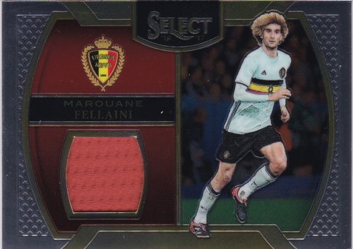 Marouane Fellaini Belgium JERSEY 2016/17 Panini Select Memorabilia #MMF 