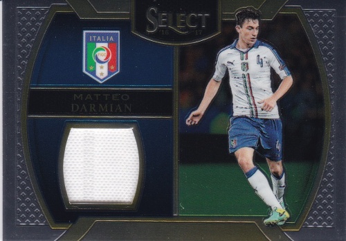 Matteo Darmian Italy JERSEY 2016/17 Panini Select Memorabilia #MMDA 