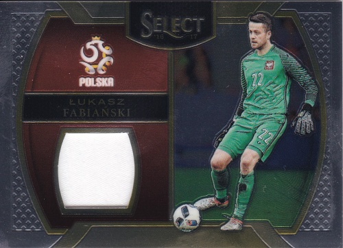 Lukasz Fabianski Poland JERSEY 2016/17 Panini Select Memorabilia #MLF 