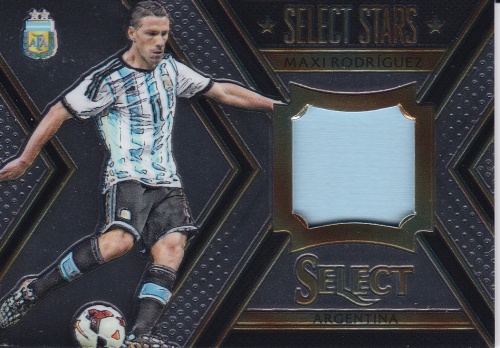 Maxi Rodriguez Argentina JERSEY 2015/16 Panini Select Select Stars Memorabilia /199 #STMXR 